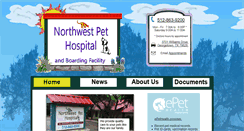 Desktop Screenshot of northwestpethospital.com